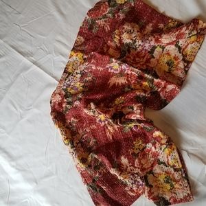 Infinity scarf, hand stitched